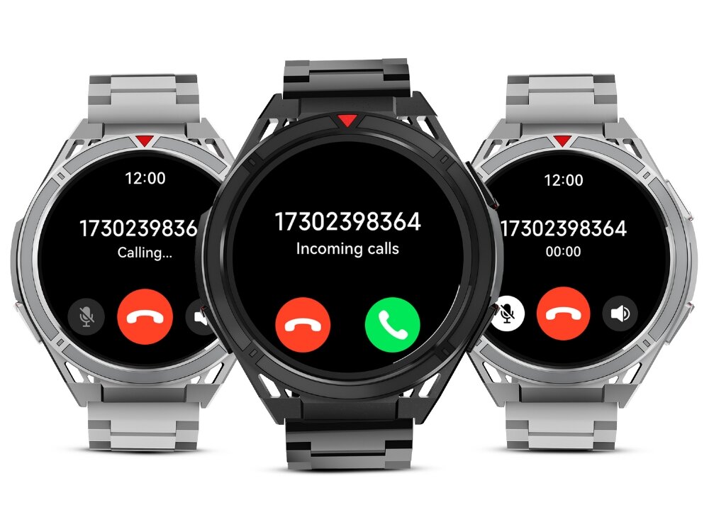 Smartwatch HiFuture Active
            tarcze zegarków z widocznymi trwajacymi połączeniami
           powiadomienia połączenia komunikacja