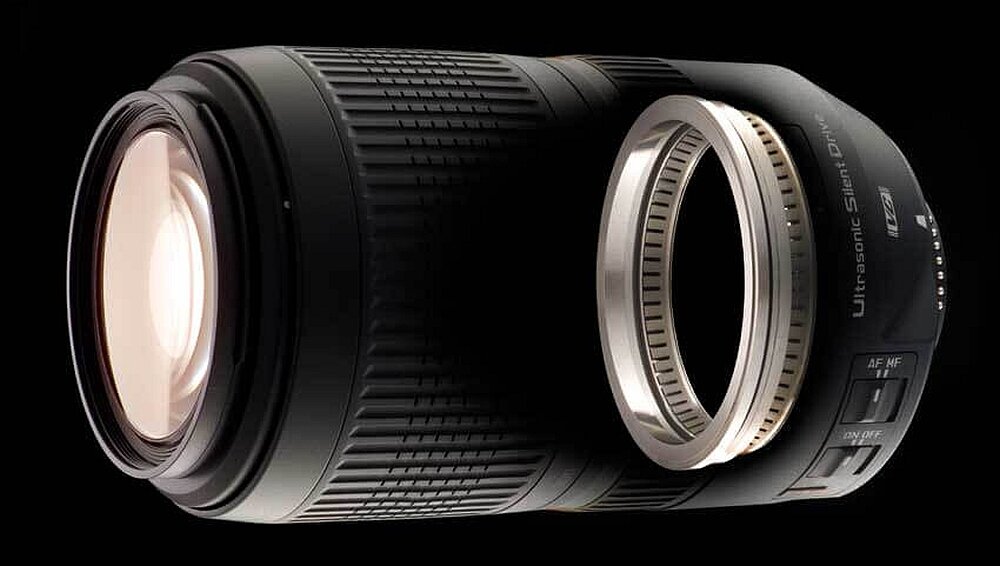 Obiektyw TAMRON SP 70-300 mm f-4-5.6 DI USD   mocowanie przysłona zdjęcia 