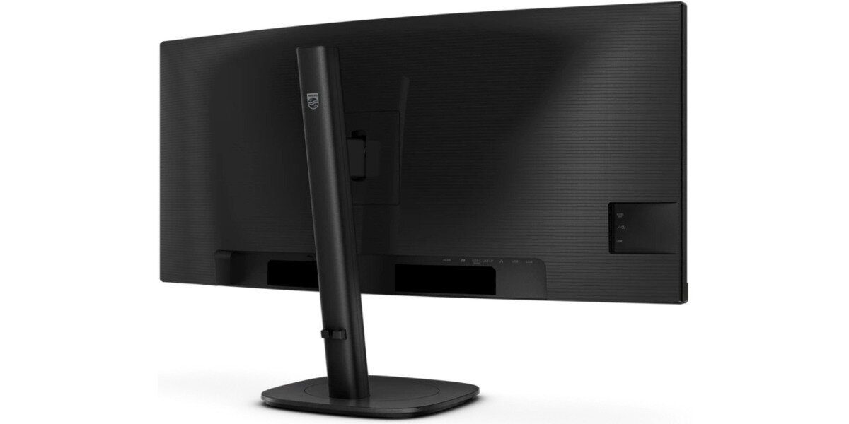 Monitor PHILIPS 34B2U3600C na białym tle - tył monitora.