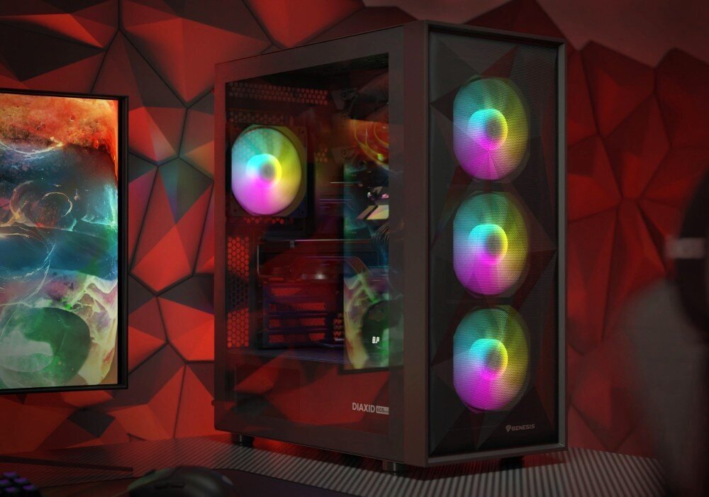 Komputer MAD DOG DIAXID605-I11WR32WH i5-13400F 32GB RAM 1TB SSD GeForce RTX4060 DLSS 3 Wi-Fi Windows 11 Home graj płynnie w ulubione gry, komputer na biurku