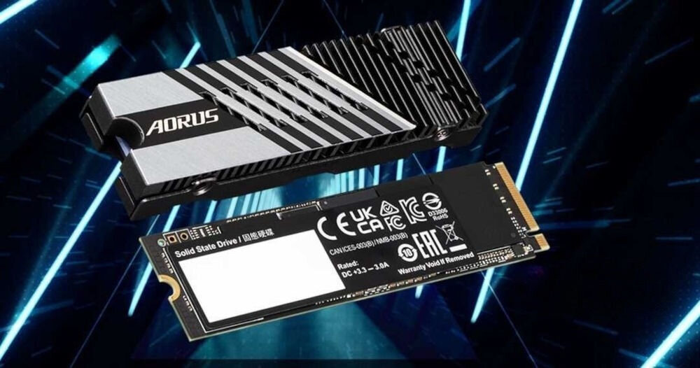 Komputer MAD DOG PBG AORUS301-A07DR32 R7-9800X3D 32GB RAM 1TB SSD Radeon RX7800XT Wi-Fi
prędkość i pojemność, 1 TB interfejs PCIe 4.0, prędkość odczytu do 7300 Mb/s, prędkość zapisu do 6000 MB/s,
kontroler Phison E18 wykorzystujący 8-kanałową architekturę, pamięć 3D TLC NAND, radiator, dysk