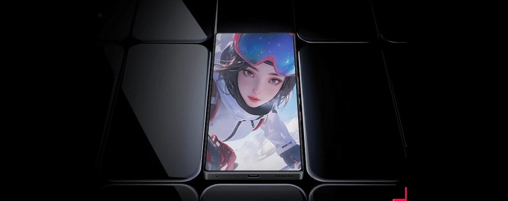 Smartfon NUBIA Red Magic 10 Pro kolaż ekranów z grafiką na jednym triggery 520 Hz 2500 Hz częstotliwość próbkowania dotyku