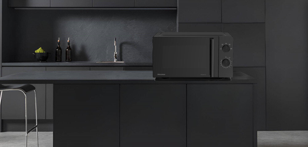 KUCHENKA MIKROFALOWA HISENSE H20MOBP1HI powłoka ceramiczna trwała odporna łatwe czyszczenie Technologia Inwerterowa Szkło Premium Talerz obrotowy 360°