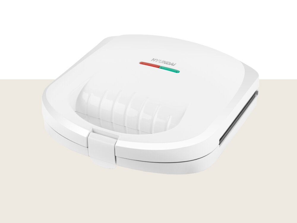 Opiekacz HYUNDAI SM625W sygnały świetlne, odpowiednia temperatura, automatyczna regulacja temperatury, odpowiednio zarumienione i chrupiące