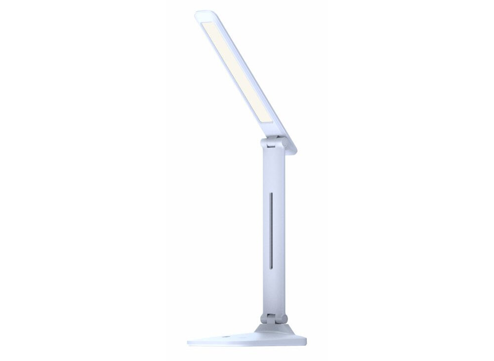 Lampka biurkowa HAWK HW-LAMP01 lampka na białym tle zintegrowane źródło LED zużycie energii 7 kWh/1000 h technologia LED długa żywotność oszczędność