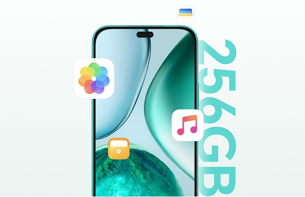Smartfon HONOR X8c wizualizacja pamięci