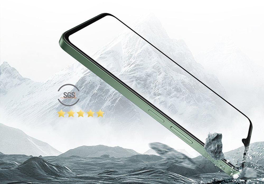 Smartfon HONOR X6b uderza w skały