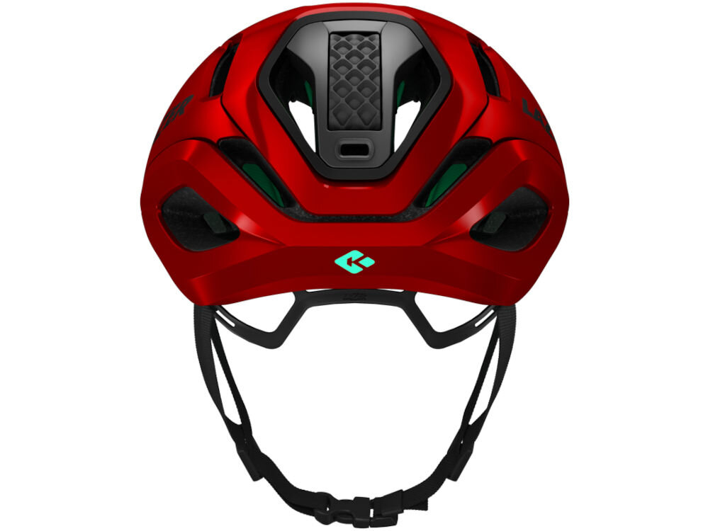 Kask rowerowy LAZER Vento KinetiCore Tył kasku Lazer Vento z widocznym pokrętłem systemu dopasowania Scroll-it i logotypem KinetiCore.