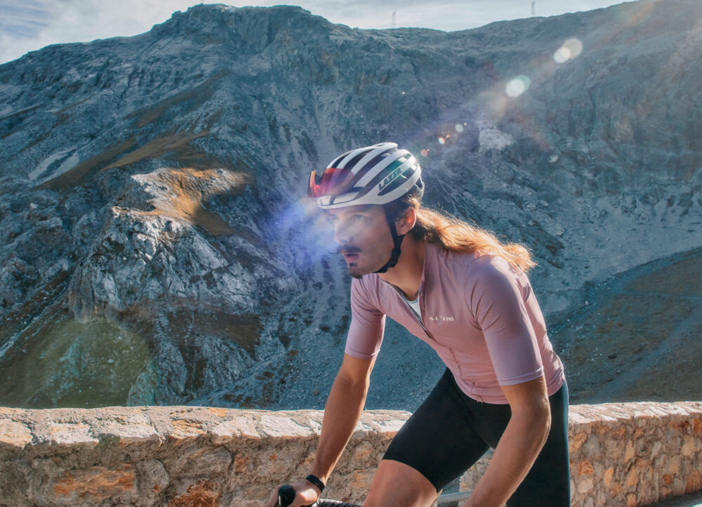 Kask rowerowy LAZER Z1 KinetiCore Granatowy (rozmiar S) niska waga lekki lask bez obciążenia