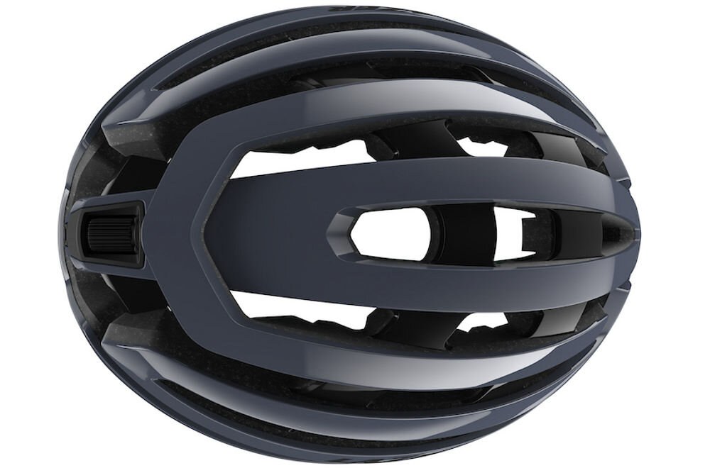 Kask rowerowy LAZER Z1 KinetiCore Granatowy (rozmiar S) skuteczna wentylacja ruchoma opaska czołowa wydajne chłodzenie kasku kask na lato