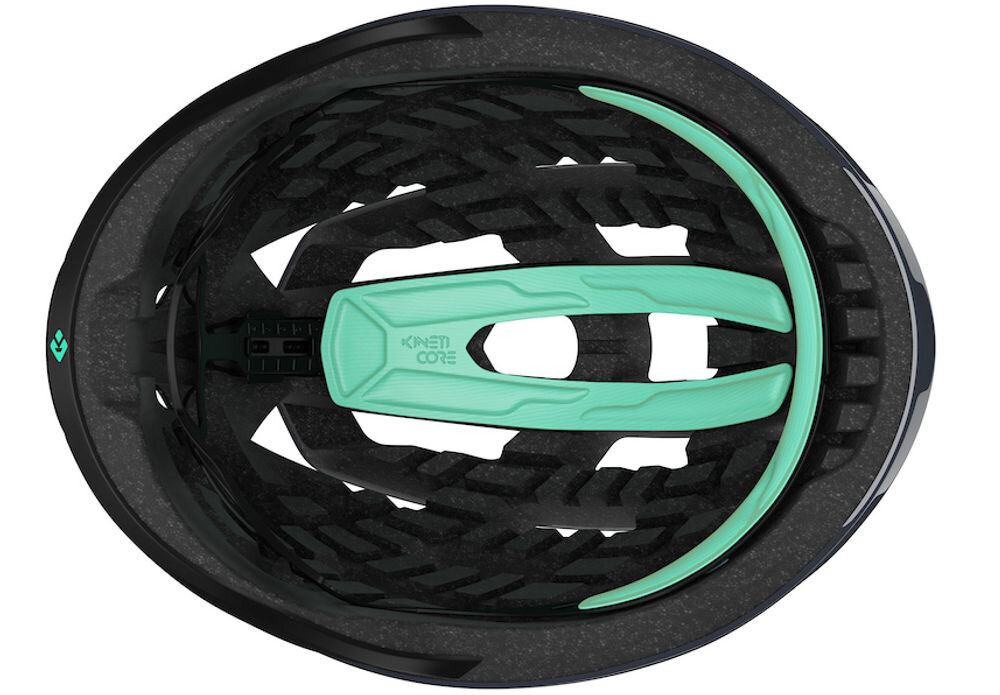 Kask rowerowy LAZER Z1 KinetiCore Granatowy (rozmiar S) Polygiene Biostatic™ Stay Fresh hiegieniczna wyściółka eliminacja brzydkich zapachów