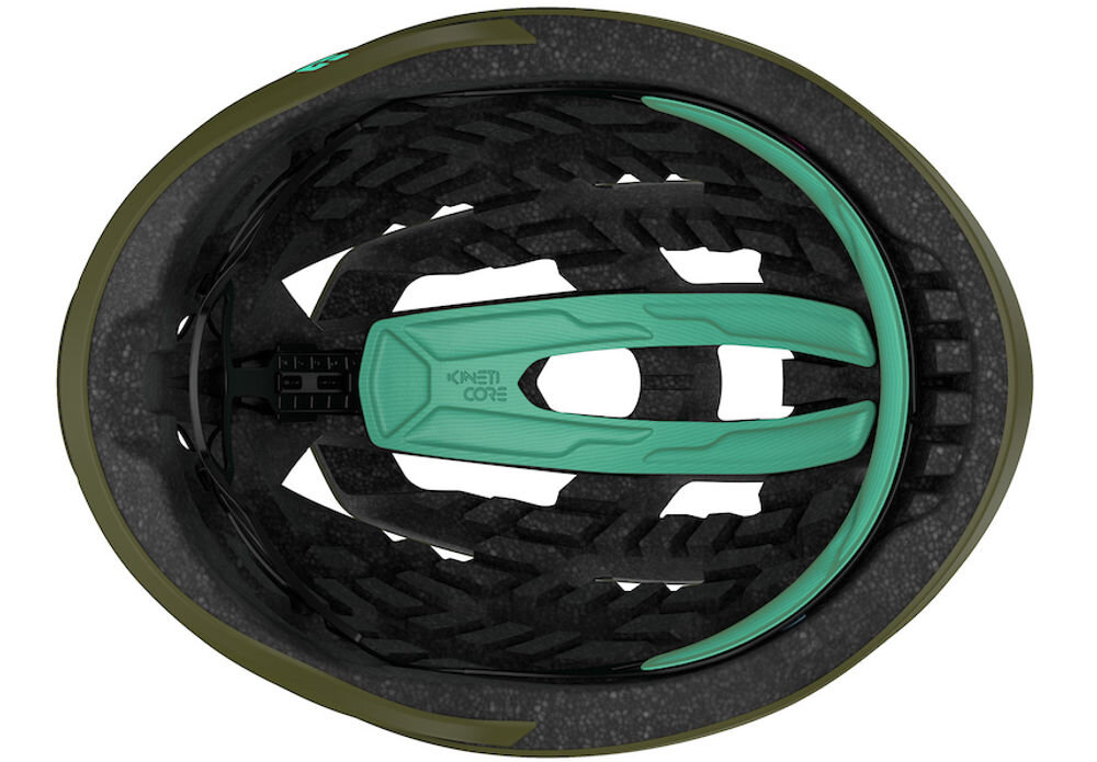 Kask rowerowy LAZER Z1 KinetiCore Zielony (rozmiar M) Polygiene Biostatic™ Stay Fresh hiegieniczna wyściółka eliminacja brzydkich zapachów
