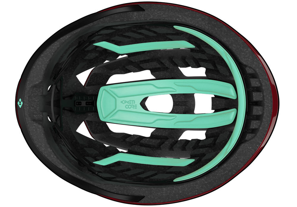 Kask rowerowy LAZER Z1 KinetiCore Czerwony Szosowy (rozmiar L) Polygiene Biostatic™ Stay Fresh hiegieniczna wyściółka eliminacja brzydkich zapachów