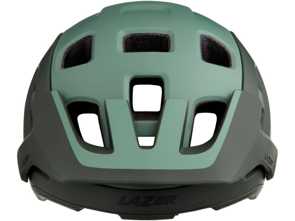 Kask rowerowy LAZER Jackal KinetiCore Zielony MTB (rozmiar S) dla okularników dla osób noszących okulary miejsce na okulary