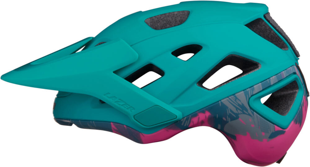 Kask rowerowy LAZER Jackal KinetiCore Turkusowy MTB (rozmiar L) rower górski ochrona głowy ocena 5 gwiazdek Virginia Tech testy bezpieczeństwa