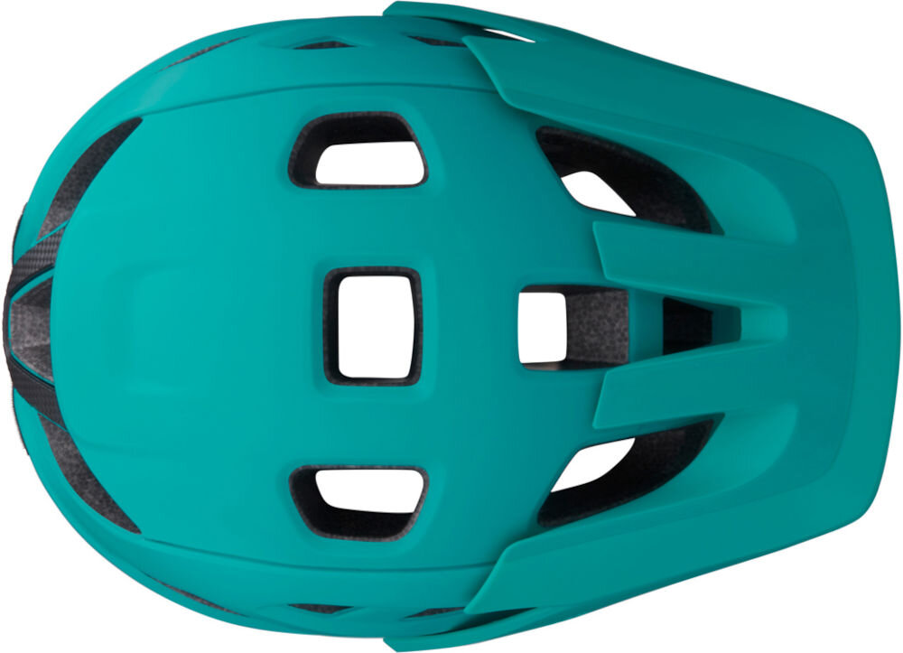 Kask rowerowy LAZER Jackal KinetiCore Turkusowy MTB (rozmiar L) wentylacja system wentylacji otwory kasku