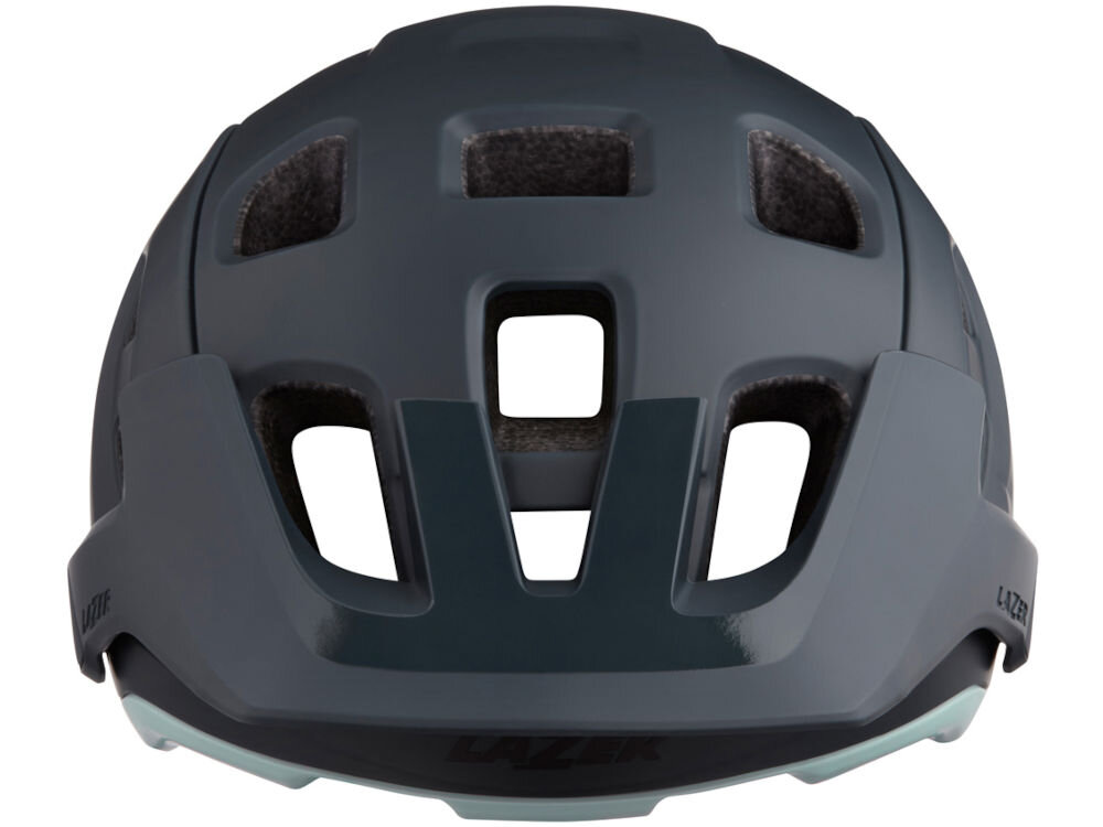 Kask rowerowy LAZER Jackal KinetiCore Jasnoniebieski MTB (rozmiar L) dla okularników dla osób noszących okulary miejsce na okulary