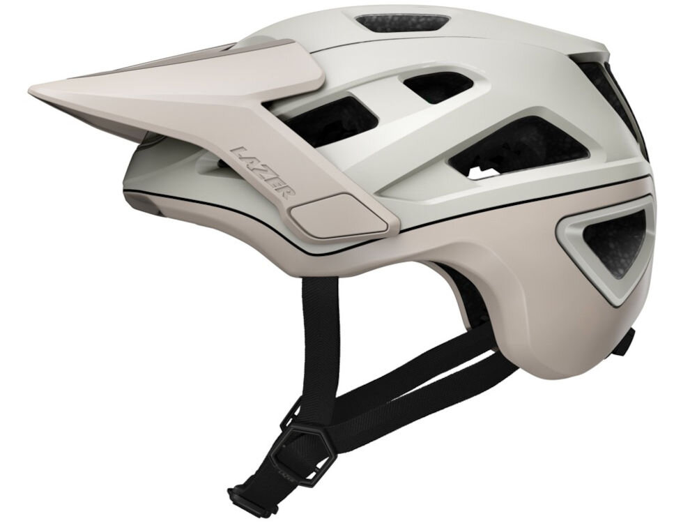Kask rowerowy LAZER Jackal KinetiCore Piaskowy MTB (rozmiar M) rower górski ochrona głowy ocena 5 gwiazdek Virginia Tech testy bezpieczeństwa