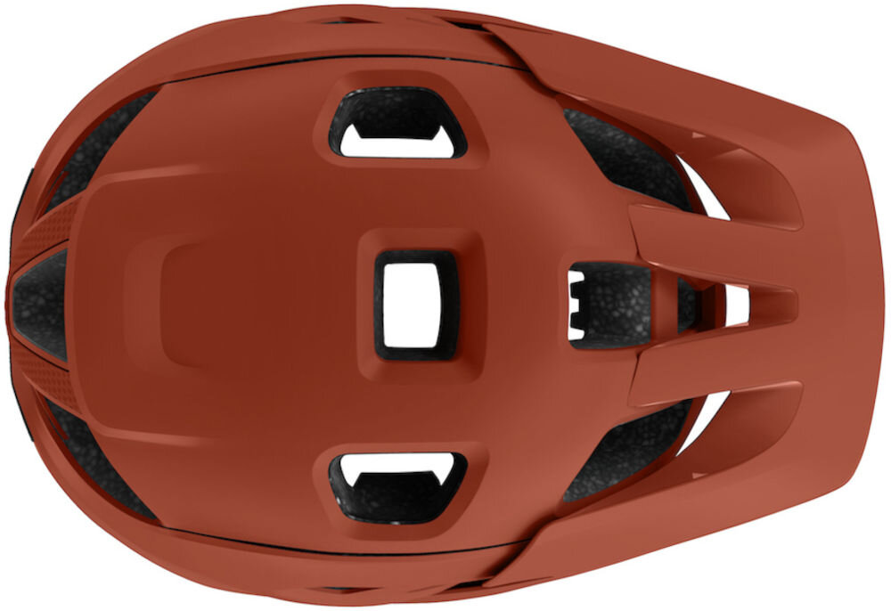 Kask rowerowy LAZER Jackal KinetiCore Pomarańczowy MTB (rozmiar M) wentylacja system wentylacji otwory kasku