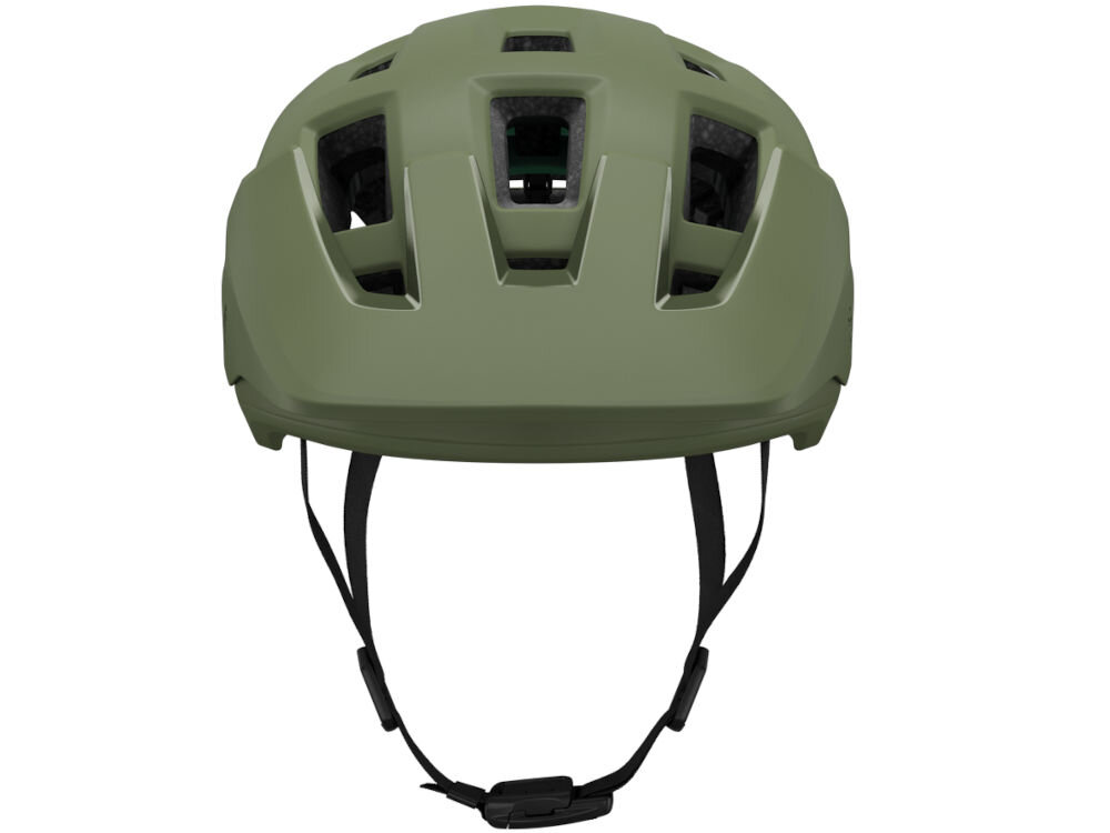 Kask rowerowy LAZER Coyote KinetiCore Zielony mat MTB (rozmiar L) kask przodem zapinanie magnetyczne zapinanie w rękawiczkach