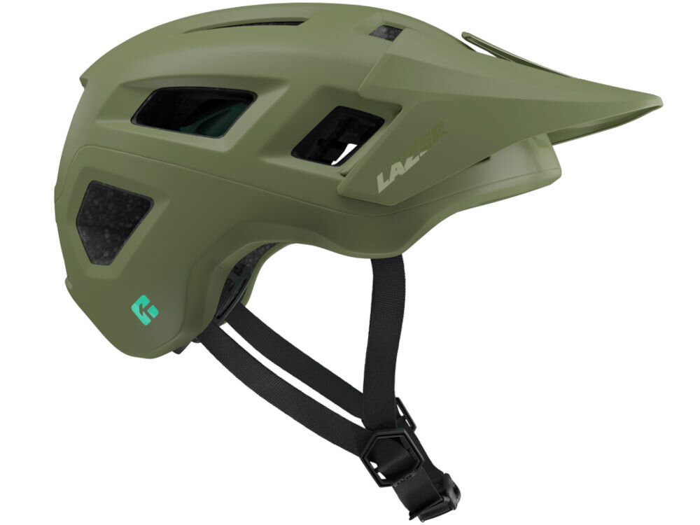 Kask rowerowy LAZER Coyote KinetiCore Zielony mat MTB (rozmiar S) kask bokiem lekki mniej plastiku 5 gwiazdek virginia tech skuteczna ochrona głowy