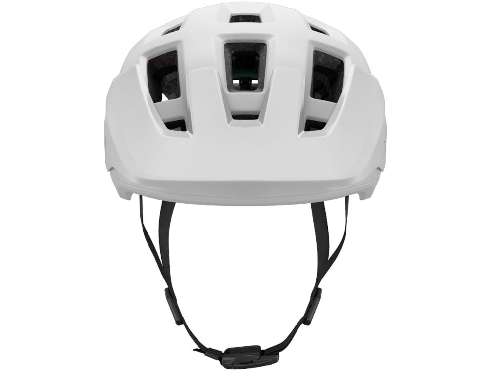 Kask rowerowy LAZER Coyote KinetiCore Biały mat MTB (rozmiar S) kask przodem zapinanie magnetyczne zapinanie w rękawiczkach