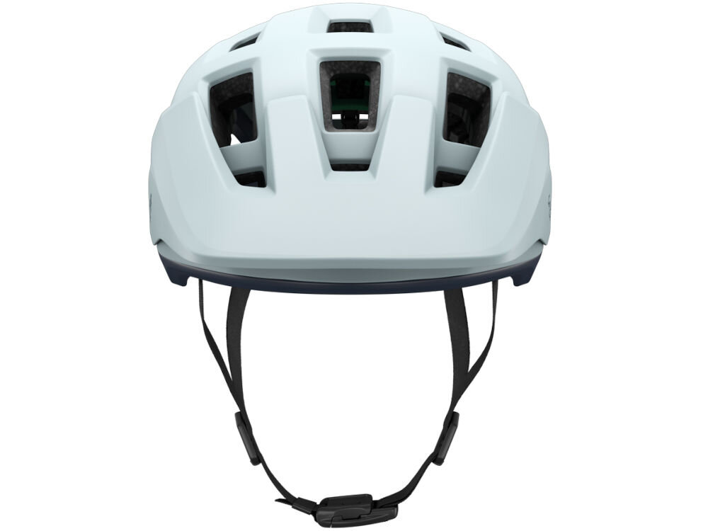 Kask rowerowy LAZER Coyote KinetiCore Niebieski mat MTB (rozmiar S) kask przodem zapinanie magnetyczne zapinanie w rękawiczkach