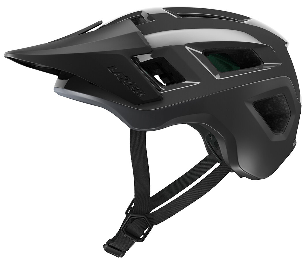 Kask rowerowy LAZER Coyote KinetiCore Tytanowy MTB (rozmiar L) kask bokiem wcięcia na okulary komfortowa jazda