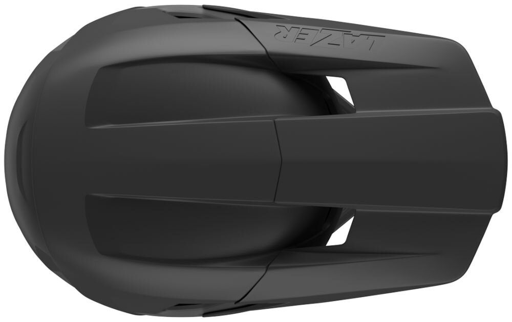 Kask rowerowy LAZER Chase KinetiCore widok z góry podkreślający aerodynamiczny kształt i konstrukcję daszka