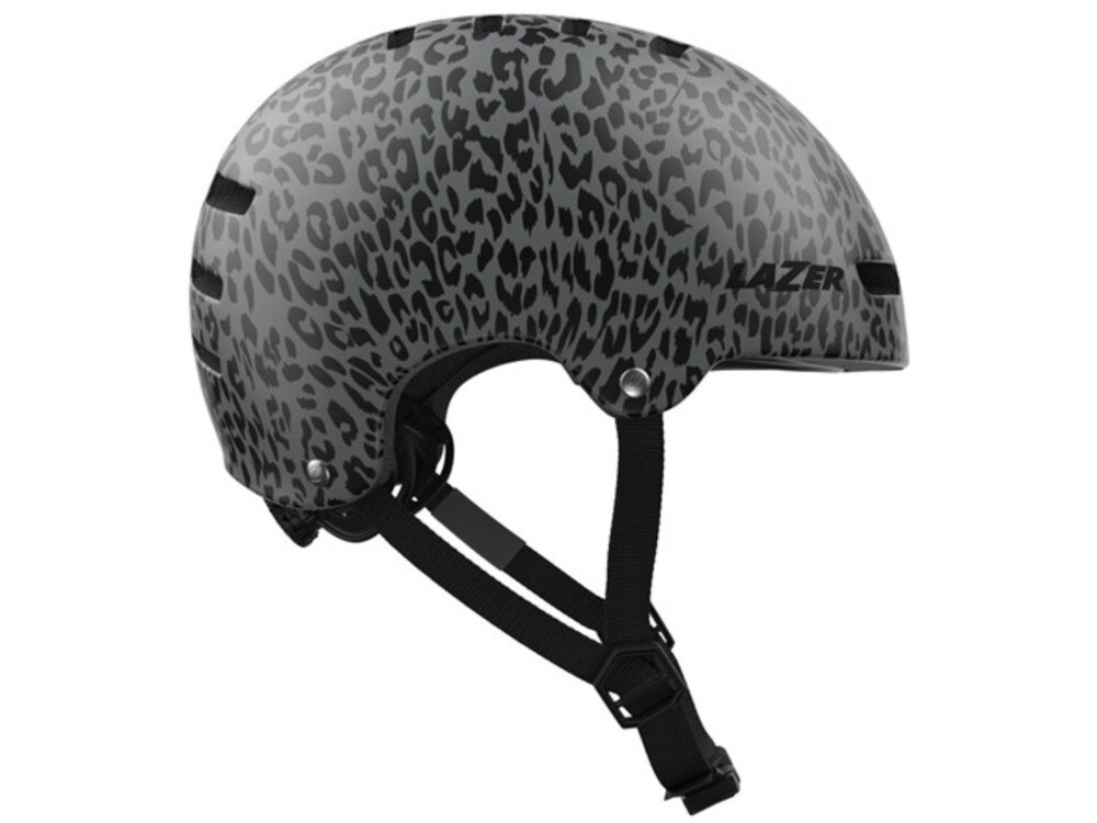 Kask LAZER Armor 2.0 Leopard (rozmiar M) kask na białym tle widoczny z boku ochrona lekkość bezpieczeństwo
