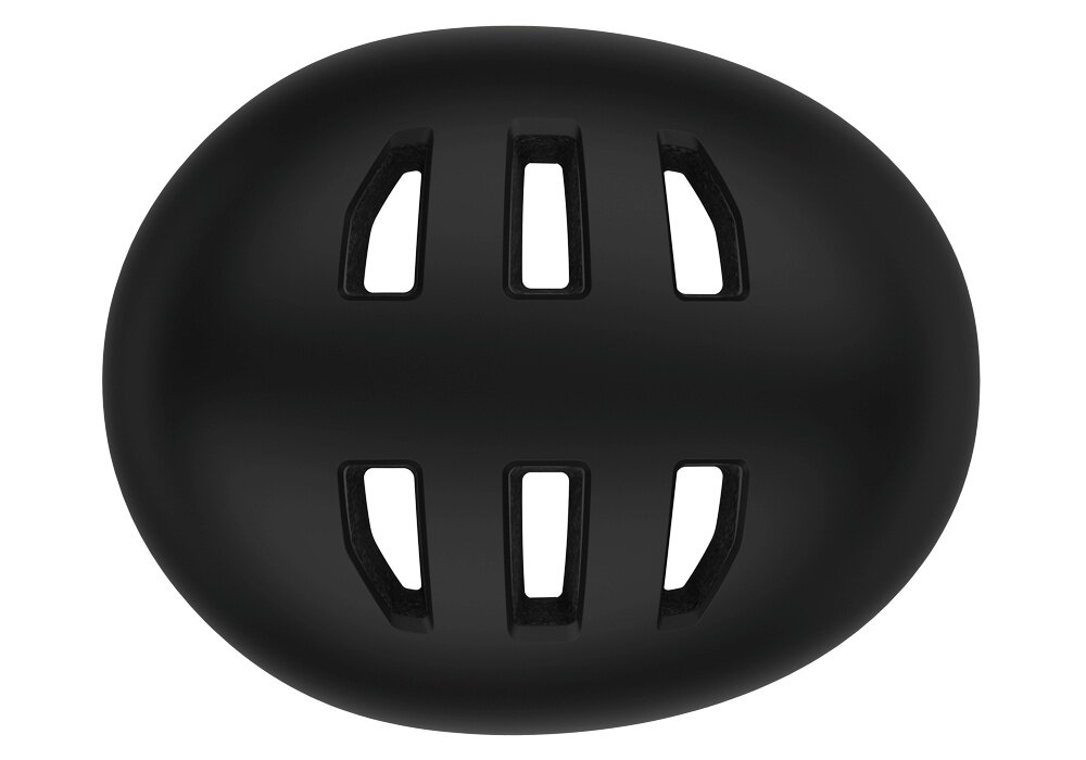 Kask rowerowy LAZER Maze KinetiCore Czarny Miejski(rozmiar M/L) kask na białym tle widoczny z góry 12 przemyślanych otworów wentylacyjnych wspierają obieg powietrza opatentowana technologia LAZER EcoLoc nie użyto do montażu kleju łatwy demontaż kasku i właściwe posortowanie odpadów