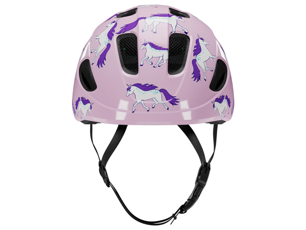 Kask rowerowy LAZER Nutz KinetiCore 2.0 Różowy dla Dzieci (rozmiar 50-56) kask na białym tle widoczny od przodu wnętrze kasku wyposażono w miękką wyściółkę materiał EPS skutecznie pochłania energię waga około 240 g homologacje CE EN 1078 i CPSC spełnienie norm bezpieczeństwa kask został przetestowany pod kątem realnych zagrożeń zapewnia ochronę na poziomie wymaganym podczas jazdy po drogach publicznych