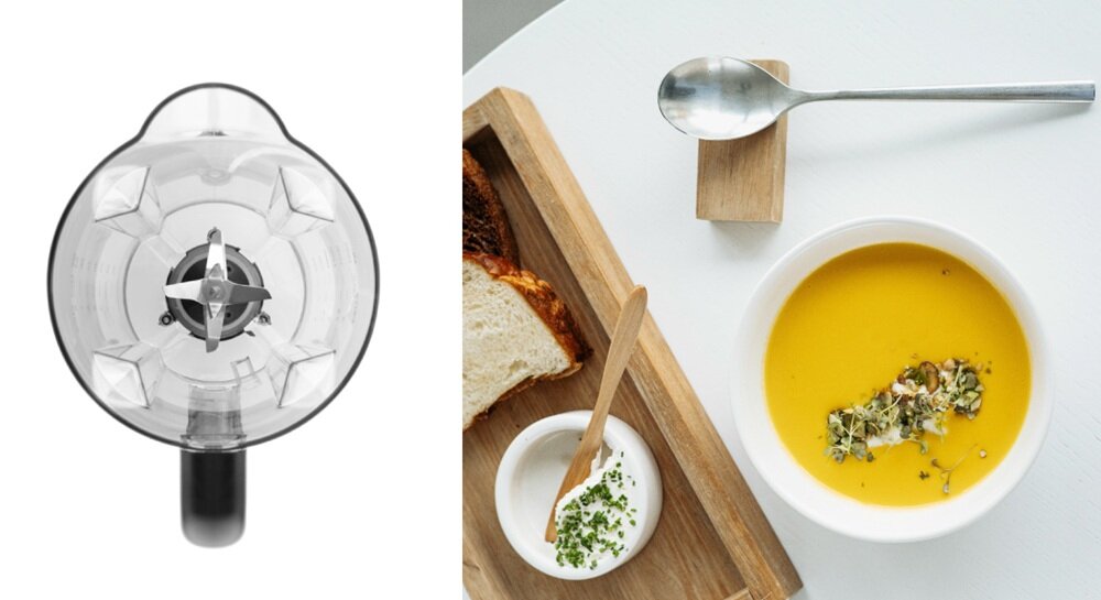 Blender kielichowy ETA Vital Blend Mini II 510090000 wysokiej jakości stal nierdzewna, trwały, bezpieczny