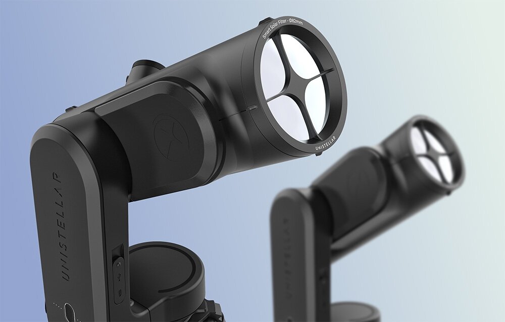 Filtr słoneczny UNISTELLAR do teleskopów Odyssey-Odyssey Pro zbliżenie na teleskopie
