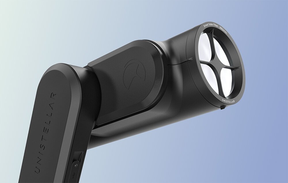 Filtr słoneczny UNISTELLAR do teleskopów Odyssey-Odyssey Pro zbliżenie na teleskopie