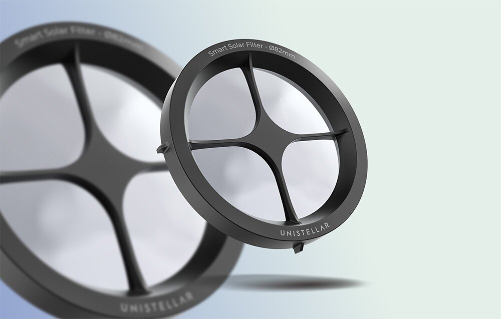 Filtr słoneczny UNISTELLAR do teleskopów Odyssey-Odyssey Pro z bliska