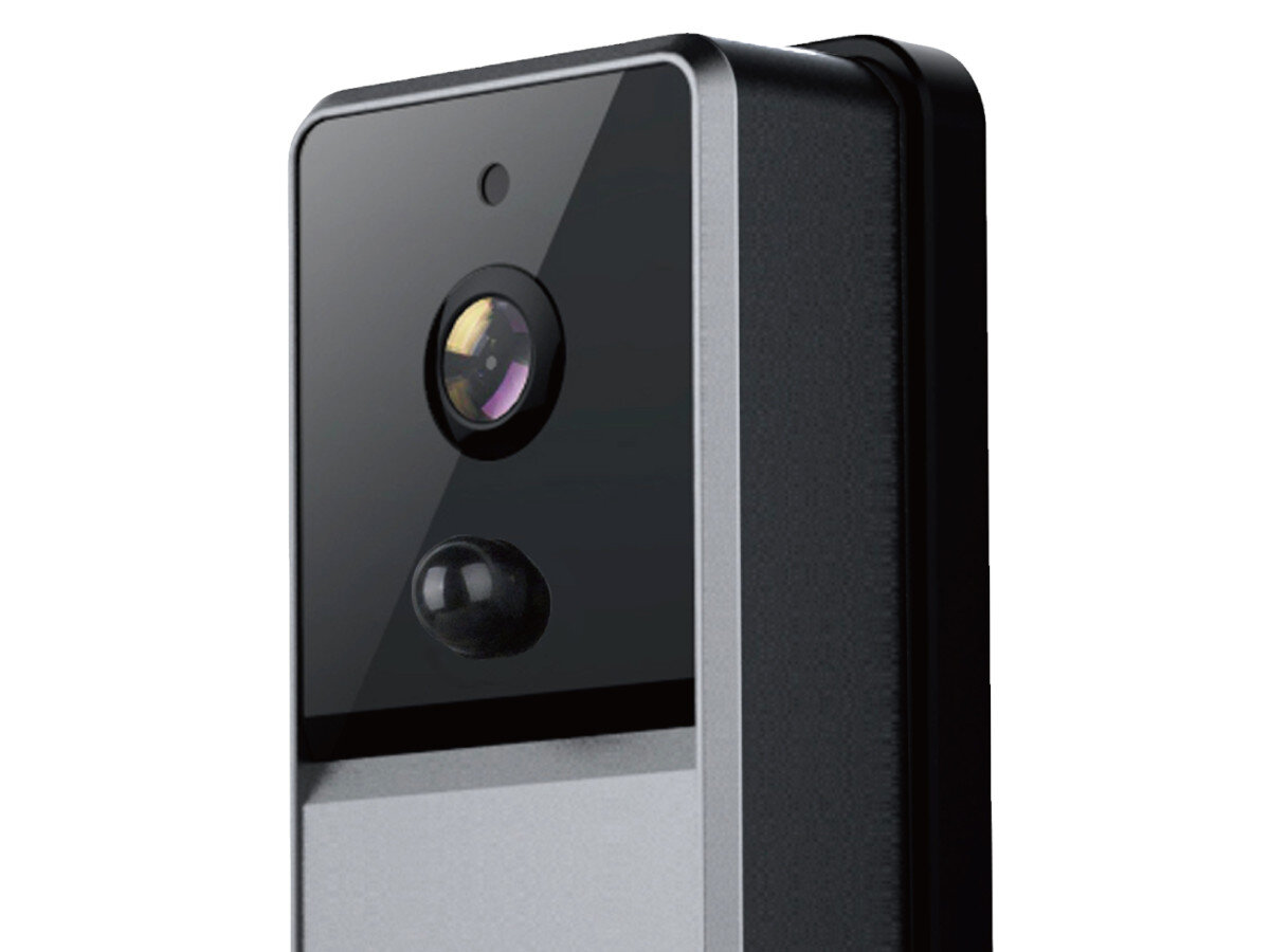 Zestaw wideodomofonowy DENVER VDB-216 Czarno-srebrny montaż bateria ładowanie