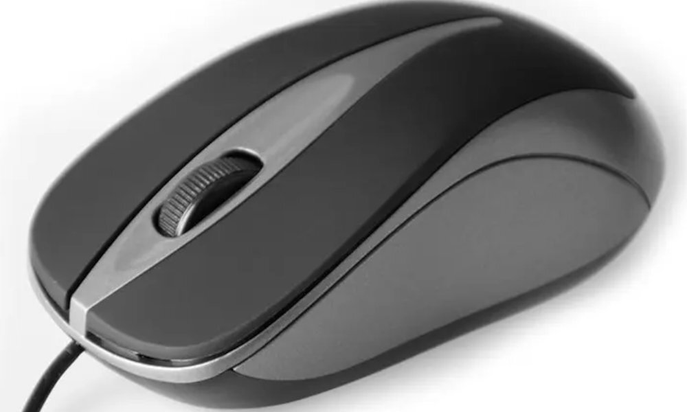 mysz Plano Srebrny - Sensor optyczny