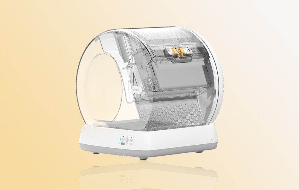 Inteligentna kuweta dla kota UBPET C10 Kontrola przez aplikację  zdalne sterowanie z poziomu dedykowanej aplikacji w czasie rzeczywistym  Połączenie w standardzie 2.4G