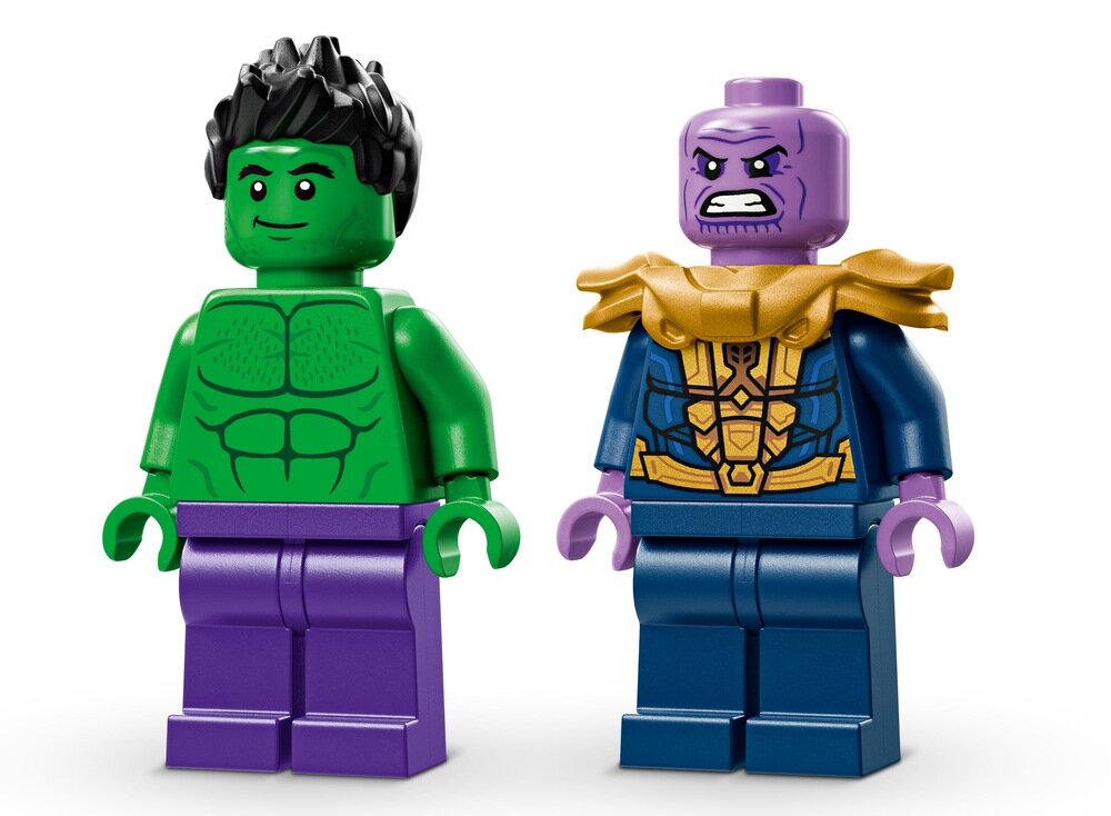 LEGO 76312 Marvel Monster truck Hulka kontra Thanos Minifigurki thanos hulk