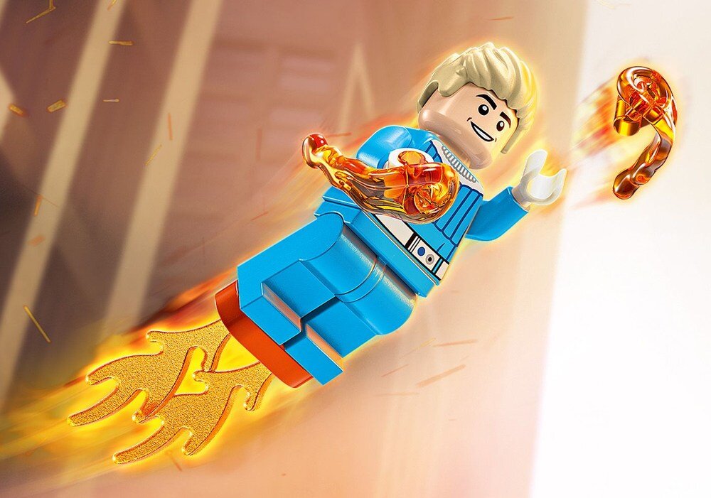 LEGO 76316 Marvel Figurka Fantastycznej Czwórki kontra Galactus torch cztery minifigurki minifigurka Niewidzialnej Kobiety