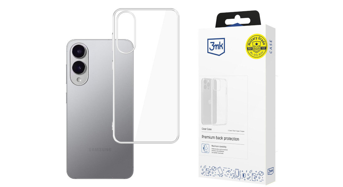 Etui 3MK Clear Case do Samsung Galaxy S25 Edge Przezroczysty Minimalizm w formie, maksymalna ochrona