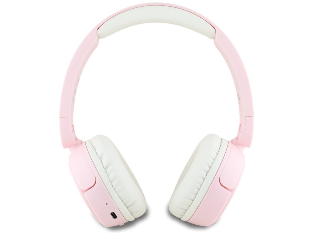 Słuchawki nauszne HELLO KITTY Face Logo Hello Kitty - Bluetooth 5.3 i stabilne połączenie do 10 m, słuchawki nauszne od frontu na białym tle