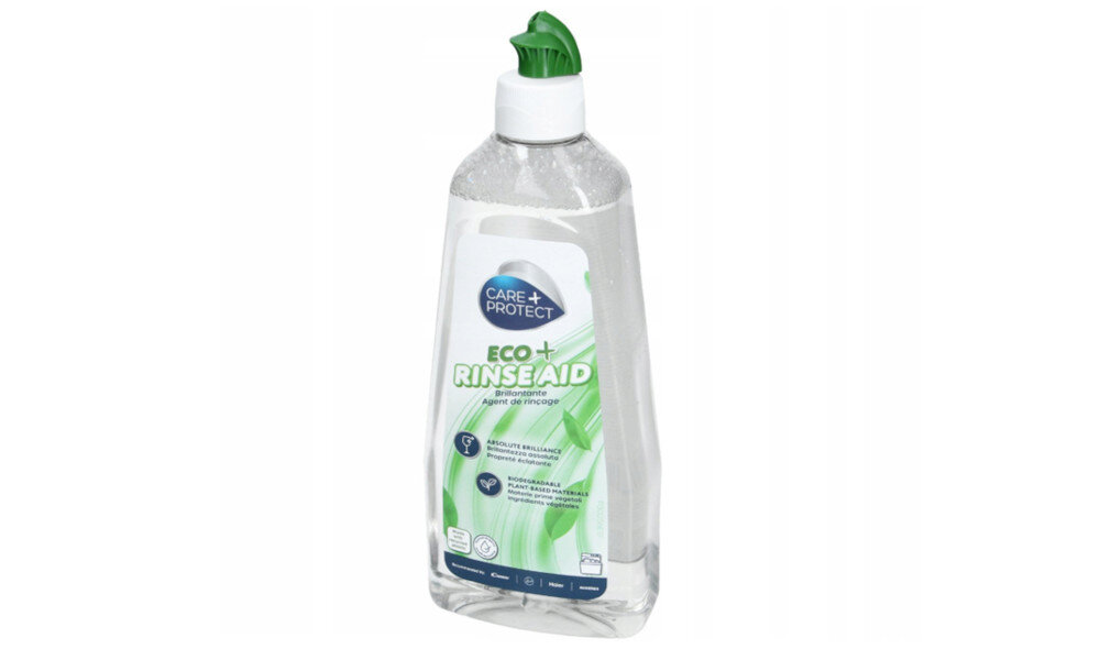 Nabłyszczacz do zmywarki CARE+PROTECT Eco+ CPP500DWE 500 ml opakowanie front