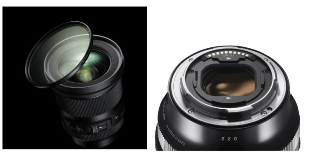 Obiektyw SIGMA A 24 mm f-1.4 DG DN gwint filtra uchwyt filtrów żelowych kreatywne efekty