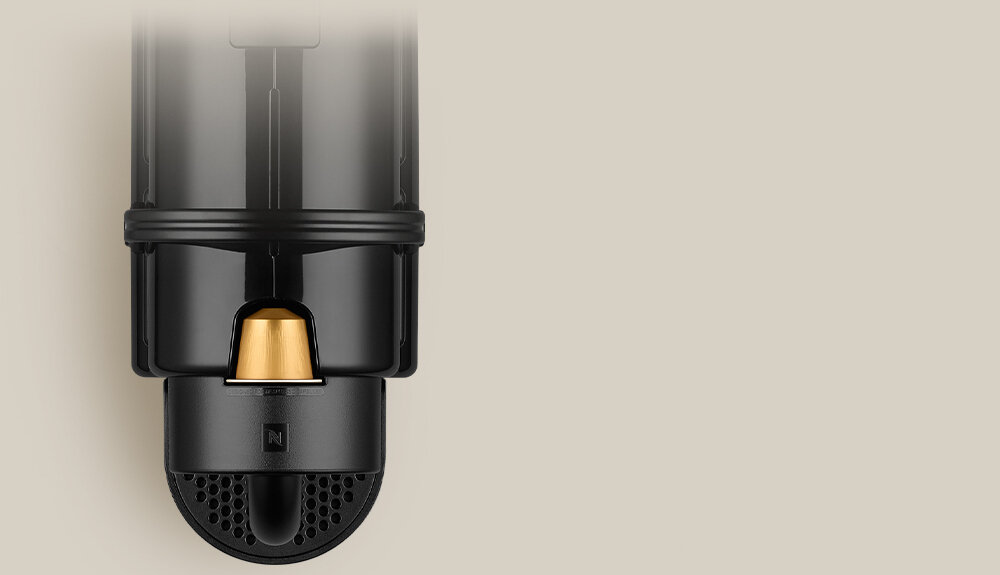 Кофемашина DELONGHI Nespresso Inissia EN80.B Черный внешний вид дизайн минимализм элегантность