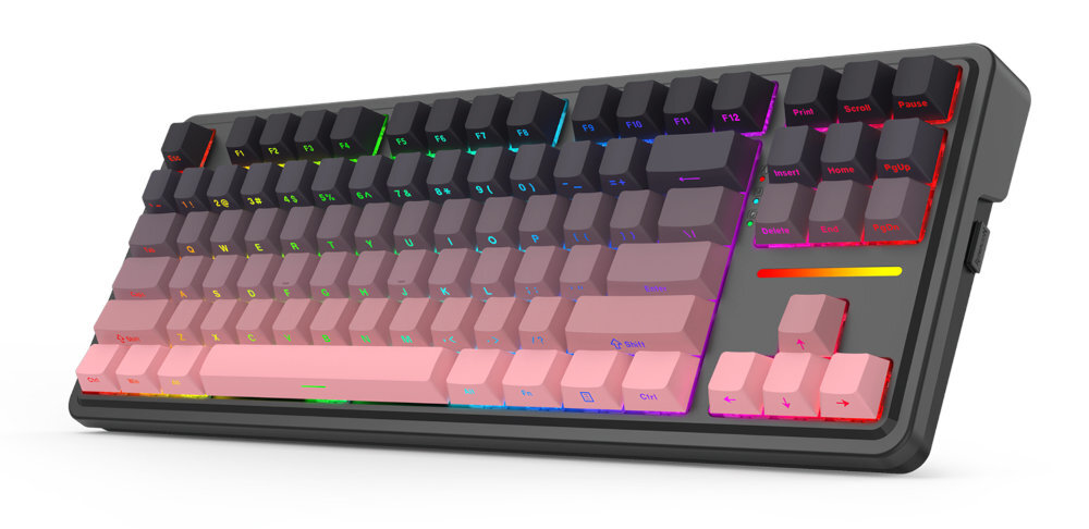 REDRAGON Antonium Pro klawiatura w kolorze czarnym na białym tle