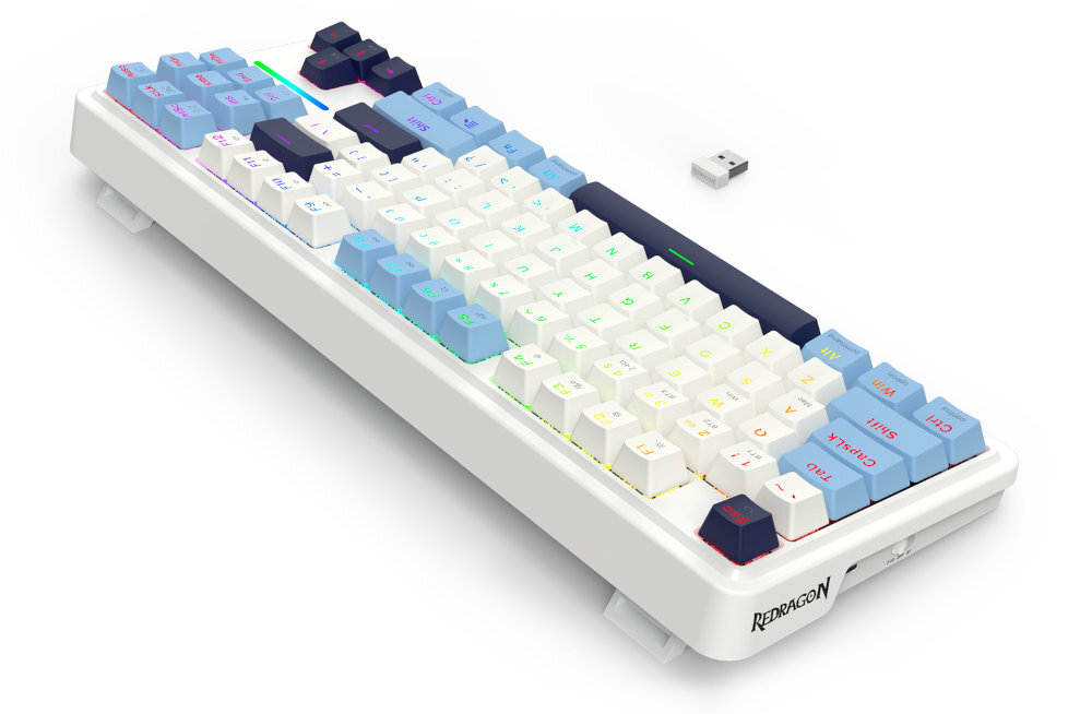 REDRAGON Antonium Pro Solidna konstrukcja ergonomiczny kształt Klawisze PBT wysoką odpornością na ścieranie