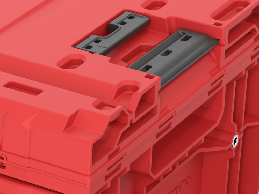 Skrzynia na narzędzia QBRICK One Drawer 2 Toolbox 2.0 Red Ultra HD konektory boczne modułowe łączenie system PRO