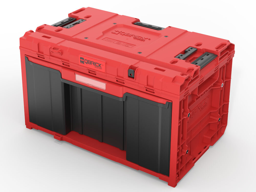 Skrzynia na narzędzia QBRICK One Drawer 2 Toolbox 2.0 Red Ultra HD wymiary zewnętrzne wymiary wewnętrzne waga